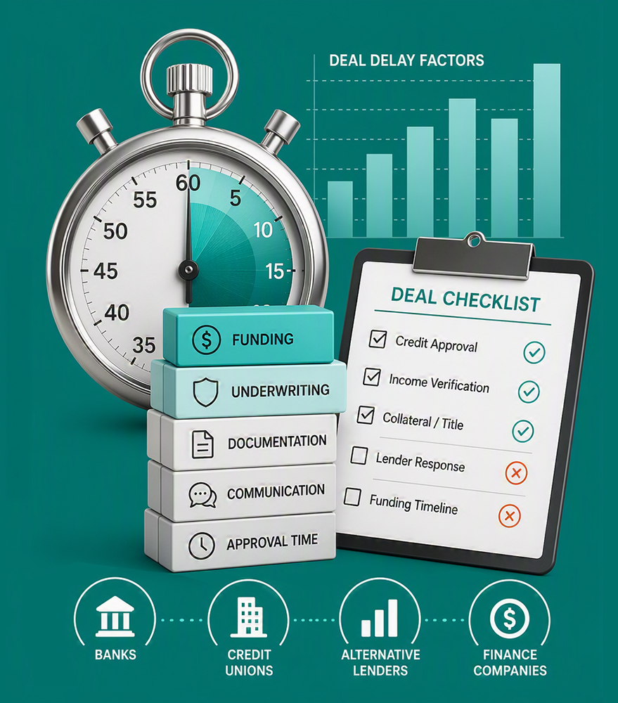 What Slows Down Deals for independent auto dealers